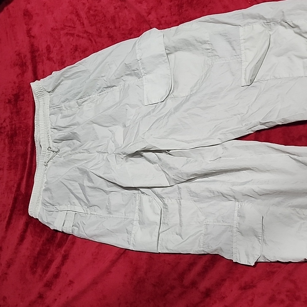Windbreaker athletic pants grey joggers